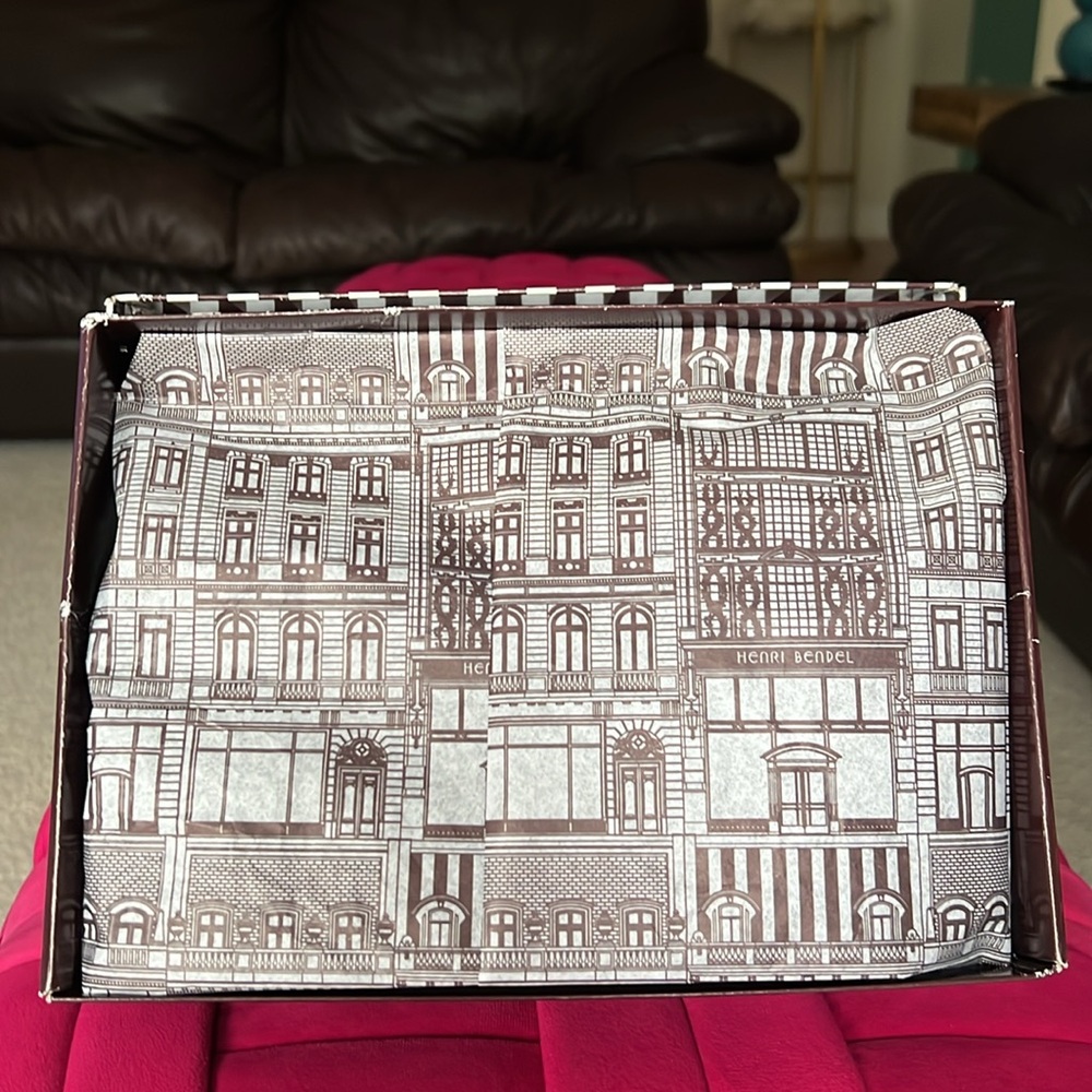 Henri Bendel Black Mini Bag with Gold Accent - Picture 6 of 15